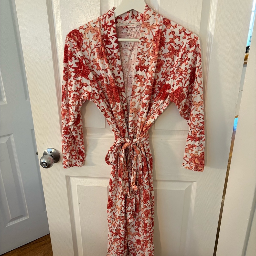 Peruvian Connection Lounge Pants & Robe Set - Picture 2 of 6